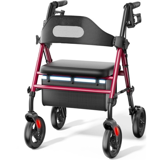 Rollator with Reflector